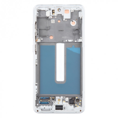 Pour Samsung Galaxy S21 FE 5G SM-G990B Écran LCD d'origine numériseur complet avec cadre (blanc) SH113W1760-07