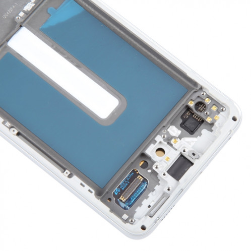 Pour Samsung Galaxy S21 FE 5G SM-G990B Écran LCD d'origine numériseur complet avec cadre (blanc) SH113W1760-07