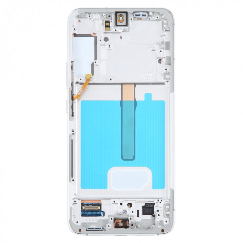 Pour Samsung Galaxy S22 + 5G SM-S906B Écran LCD d'origine numériseur complet avec cadre (blanc) SH114W186-07