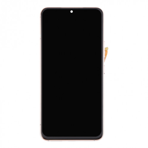 Pour Samsung Galaxy S22 5G SM-S901B Écran LCD d'origine numériseur complet avec cadre (or) SH115J1995-07