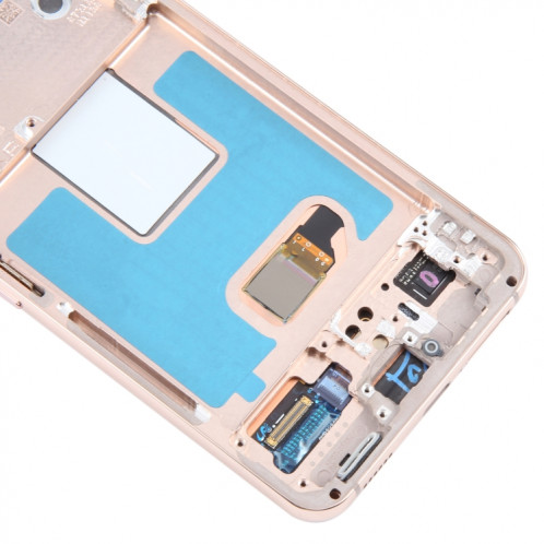 Pour Samsung Galaxy S22 5G SM-S901B Écran LCD d'origine numériseur complet avec cadre (or) SH115J1995-07