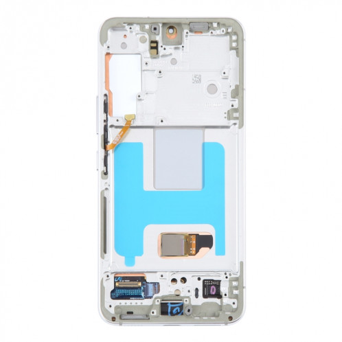 Pour Samsung Galaxy S22 5G SM-S901B Écran LCD d'origine numériseur complet avec cadre (blanc) SH115W100-07