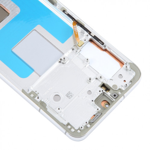 Pour Samsung Galaxy S22 5G SM-S901B Écran LCD d'origine numériseur complet avec cadre (blanc) SH115W100-07