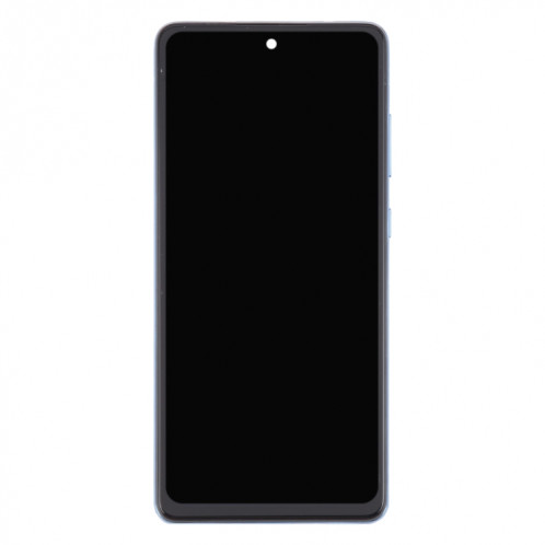 Pour Samsung Galaxy A72 4G SM-A725 6,43 pouces Écran LCD d'origine Numériseur Assemblage complet avec cadre (Bleu) SH116L185-08