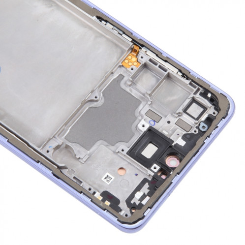Pour Samsung Galaxy A72 4G SM-A725 6,43 pouces Écran LCD d'origine numériseur assemblage complet avec cadre (violet) SH116P1975-08