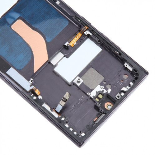 Pour Samsung Galaxy S22 Ultra 5G SM-S908B Écran LCD d'origine numériseur complet avec cadre (noir) SH117B612-07