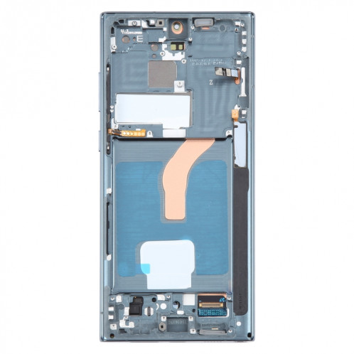 Pour Samsung Galaxy S22 Ultra 5G SM-S908B Écran LCD d'origine numériseur complet avec cadre (vert) SH117G1993-07