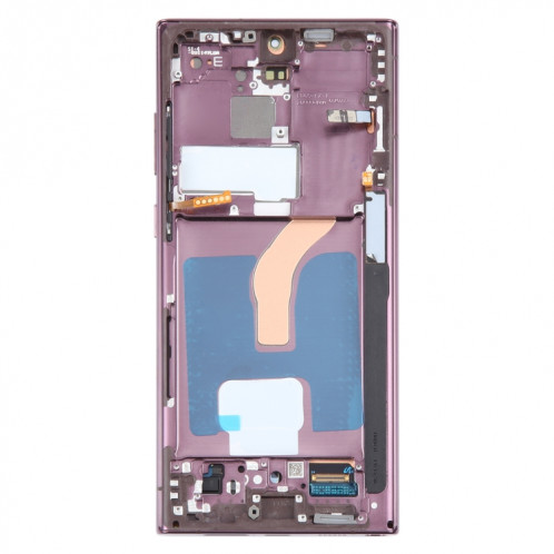 Pour Samsung Galaxy S22 Ultra 5G SM-S908B Écran LCD d'origine numériseur complet avec cadre (violet) SH117P1476-07
