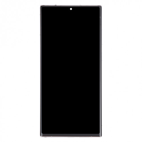 Pour Samsung Galaxy S22 Ultra 5G SM-S908B Écran LCD d'origine numériseur complet avec cadre (blanc) SH117W1427-07