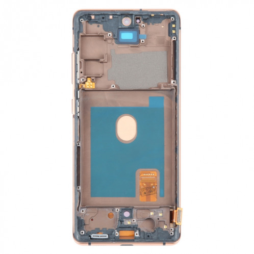 Pour Samsung Galaxy S20 FE SM-G780F 6,43 pouces OLED LCD écran numériseur assemblage complet avec cadre (or) SH118J1635-08