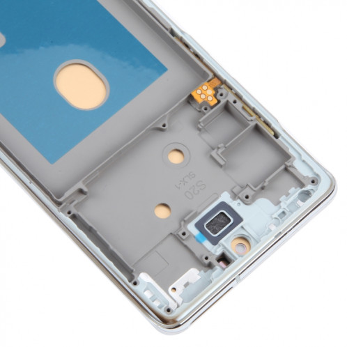 Pour Samsung Galaxy S20 FE SM-G780F 6,43 pouces OLED LCD écran numériseur assemblage complet avec cadre (argent) SH118S250-08