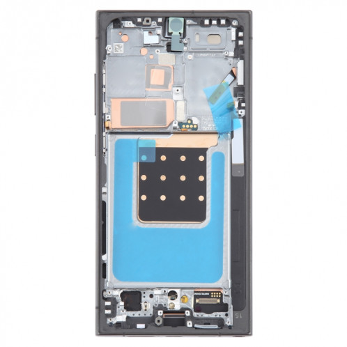 Pour Samsung Galaxy S24 Ultra SM-S928B 6,78 pouces OLED LCD écran numériseur assemblage complet avec cadre (gris) SH119H394-08