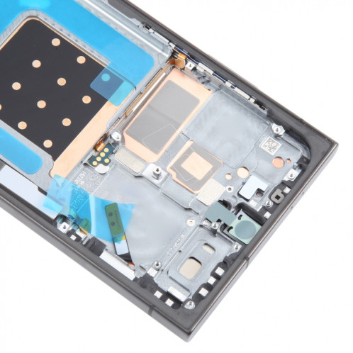 Pour Samsung Galaxy S24 Ultra SM-S928B 6,78 pouces OLED LCD écran numériseur assemblage complet avec cadre (gris) SH119H394-08