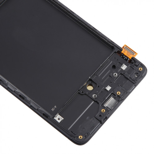 Pour Samsung Galaxy A71 4G SM-A715F 6,43 pouces OLED LCD écran numériseur assemblage complet avec cadre (noir) SH120B170-08