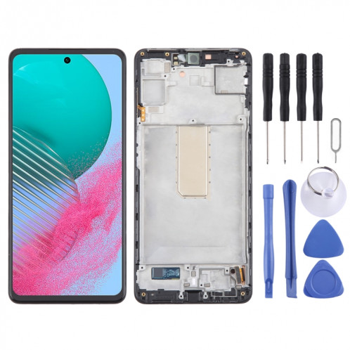 Pour Samsung Galaxy M54 SM-M546B OLED LCD écran numériseur assemblage complet avec cadre (noir) SH130B526-07