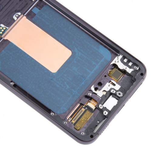Pour Samsung Galaxy S23 SM-S911B 6,43 pouces Version UE OLED LCD Écran Numériseur Assemblage complet avec cadre (Noir) SH132B628-08