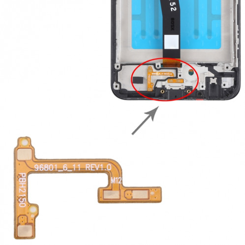 Câble flexible de haut-parleur d'origine pour Samsung Galaxy A22 5G SM-A226B SH41541115-05
