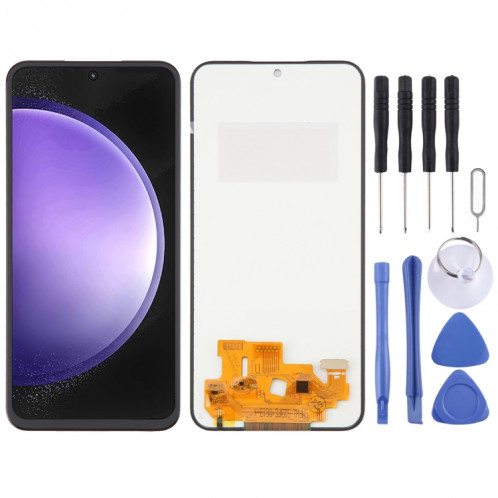 Pour Samsung Galaxy S23 FE SM-S711B Écran LCD TFT Numériseur Assemblage complet, ne prenant pas en charge l'identification des empreintes digitales SH417659-07