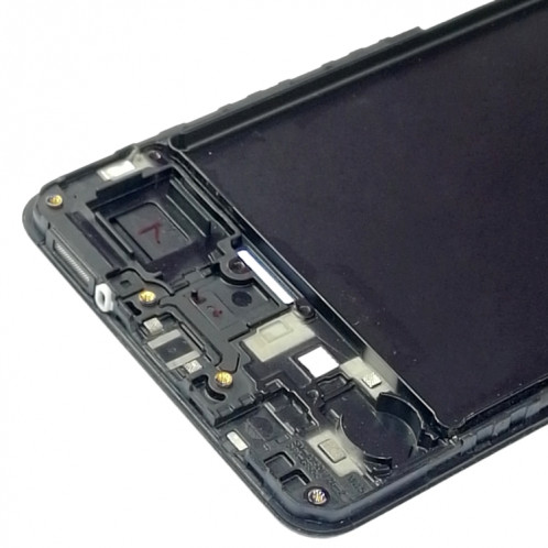 Pour Galaxy A7 (2018) / A750 Boîtier avant LCD Frame Bezel Plate (Noir) SH201B1503-06