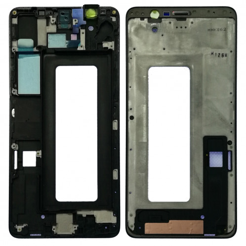 Plaque de lunette de cadre LCD de boîtier avant pour Galaxy A8 Star / A9 Star / G8850 (Noir) SH202B705-06