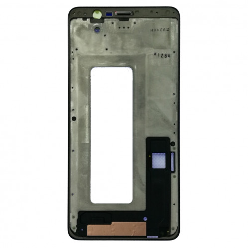 Plaque de lunette de cadre LCD de boîtier avant pour Galaxy A8 Star / A9 Star / G8850 (Noir) SH202B705-06