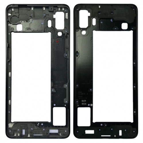 Plaque de cadre central pour Galaxy A8 Star / A9 Star / G8850 (Noir) SH203B199-06