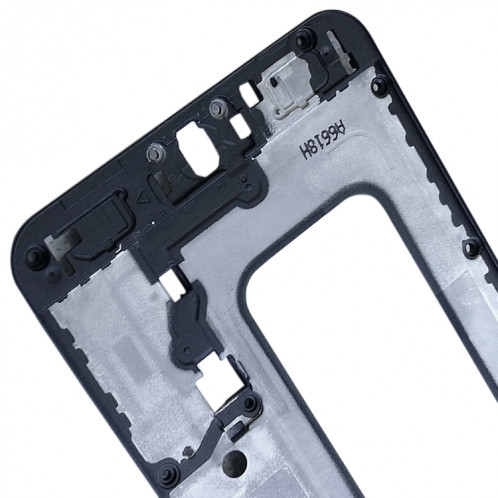 Pour Galaxy C5 Front Housing LCD Frame Bezel Plate (Noir) SH205B1801-06