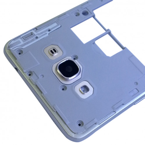 Plaque de lunette de cadre central pour Galaxy J3 Pro / J3110 (Or) SH216J884-06
