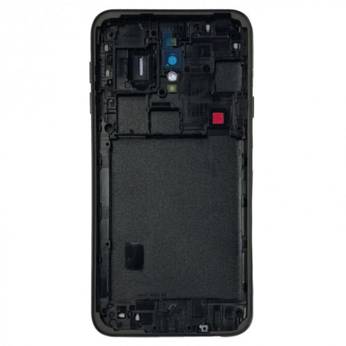 Coque arrière pour Galaxy J4, J400F/DS, J400G/DS + plaque de cadre intermédiaire (noir) SH21BL1418-06