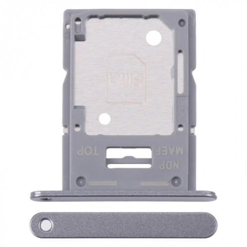 Pour Samsung Galaxy M15 SM-M156B Tiroir de carte SIM d'origine + Tiroir de carte SIM / Tiroir de carte Micro SD (Gris) SH242H1830-04