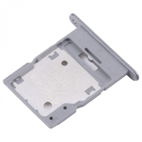 Pour Samsung Galaxy M15 SM-M156B Tiroir de carte SIM d'origine + Tiroir de carte SIM / Tiroir de carte Micro SD (Gris) SH242H1830-04