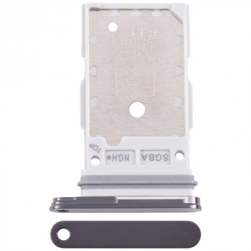 Pour Samsung Galaxy S25/S25+ SM-S931/S936 Tiroir de carte SIM d'origine + Tiroir de carte SIM (Noir) SH284B480-04