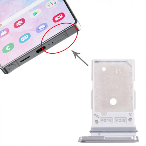 Pour Samsung Galaxy S25 / S25+ SM-S931/S936 Tiroir de carte SIM d'origine + Tiroir de carte SIM (Or) SH284J416-04