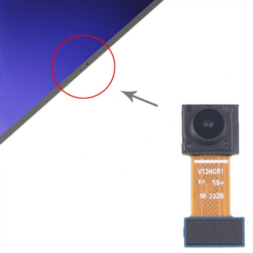 Pour Samsung Galaxy Tab S9 5G SM-X716/X710 Caméra frontale d'origine SH4299738-05