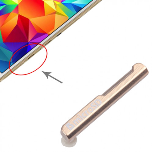 Bloc anti-poussière SD d'origine pour Samsung Galaxy Tab S 8.4 SM-T705 (or) SH303J1149-05