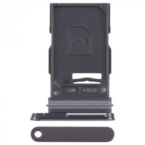Pour Samsung Galaxy S24 FE SM-S721B Plateau de carte SIM d'origine (noir) SH311B276-04