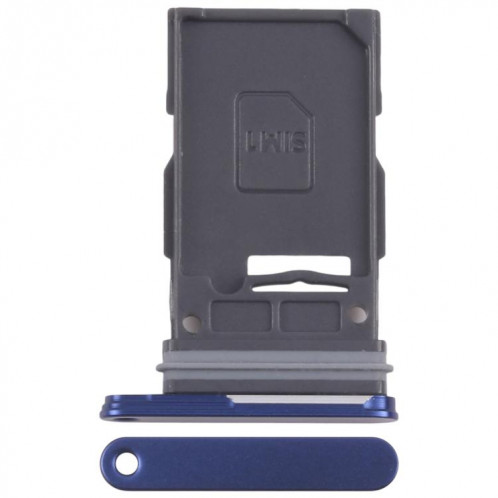 Pour Samsung Galaxy S25 / S25+ SM-S931B/S936B Tiroir de carte SIM d'origine (bleu) SH316L1479-04