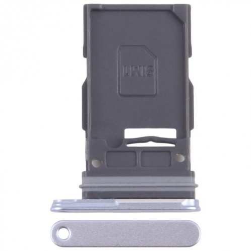 Pour Samsung Galaxy S25 / S25+ SM-S931B/S936B Tiroir de carte SIM d'origine (argent) SH316S503-04
