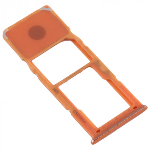 Pour Galaxy A20 A30 A50 Plateau de carte SIM + Plateau de carte Micro SD (Orange) SH320E876-05