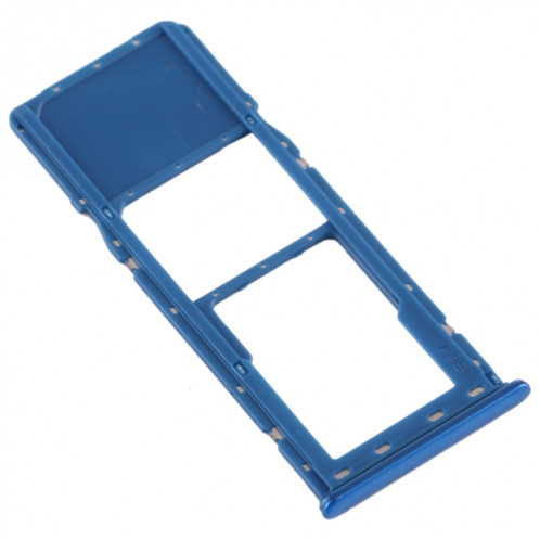 Pour Galaxy A20 A30 A50 Plateau de carte SIM + Plateau de carte Micro SD (Bleu) SH320L431-05