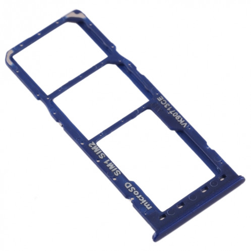 Pour Galaxy A10 Plateau de carte SIM + Plateau de carte SIM + Plateau de carte Micro SD (Bleu) SH322L927-05