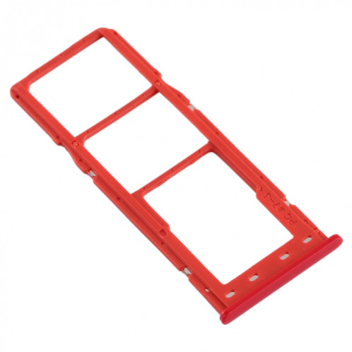Pour Galaxy A10 Plateau de carte SIM + Plateau de carte SIM + Plateau de carte Micro SD (Rouge) SH322R72-05