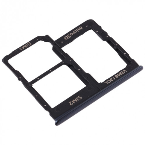 Pour Galaxy A40 Plateau de carte SIM + Plateau de carte SIM + Plateau de carte Micro SD (Noir) SH323B612-05