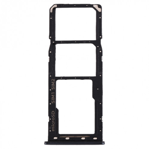 Pour Galaxy A20 A30 A50 Plateau de carte SIM + Plateau de carte SIM + Plateau de carte Micro SD (Noir) SH324B724-05