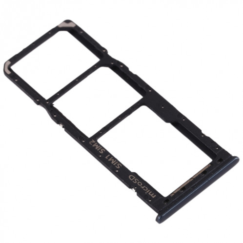 Pour Galaxy A20 A30 A50 Plateau de carte SIM + Plateau de carte SIM + Plateau de carte Micro SD (Noir) SH324B724-05