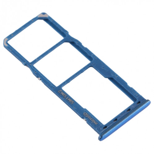 Pour Galaxy A20 A30 A50 Plateau de carte SIM + Plateau de carte SIM + Plateau de carte Micro SD (Bleu) SH324L235-05