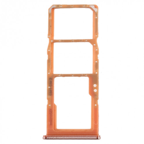 Pour Galaxy A70 Plateau de carte SIM + Plateau de carte SIM + Plateau de carte Micro SD (Orange) SH327E1877-05