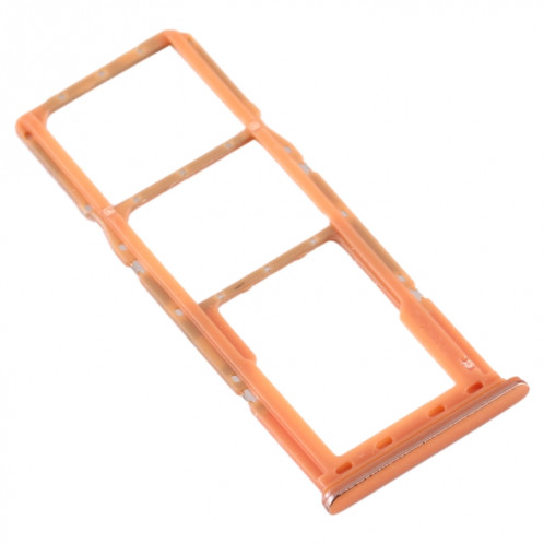 Pour Galaxy A70 Plateau de carte SIM + Plateau de carte SIM + Plateau de carte Micro SD (Orange) SH327E1877-05