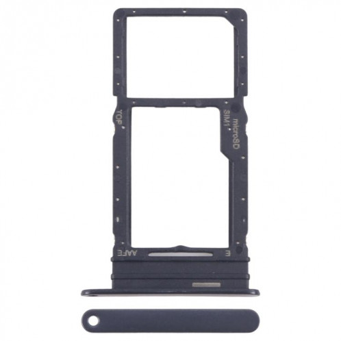 Pour Samsung Galaxy A16 SM-A165F Tiroir de carte SIM d'origine + Tiroir de carte Micro SD (Noir) SH332B1991-04