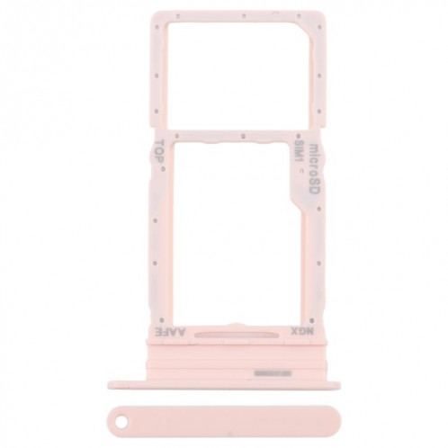 Pour Samsung Galaxy A16 SM-A165F Tiroir de carte SIM d'origine + Tiroir de carte Micro SD (Rose) SH332F1046-04